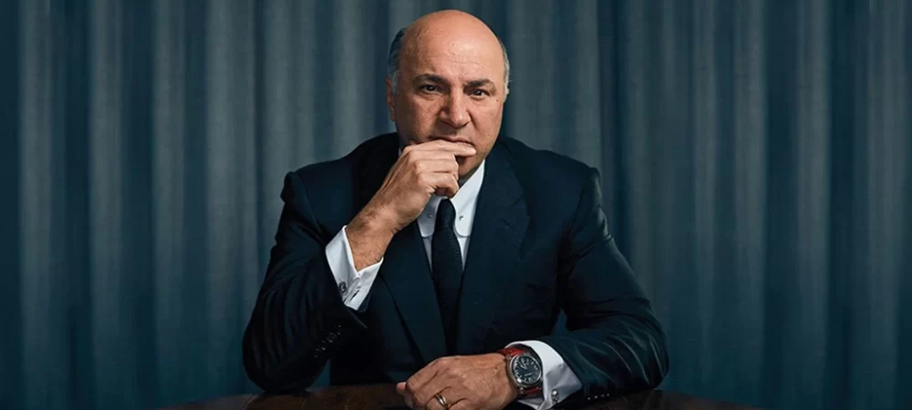 The Kevin O'Leary posing for Beanstox